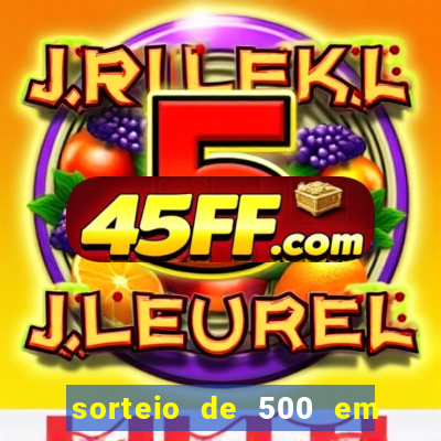 sorteio de 500 em cash toda segunda feira novibet